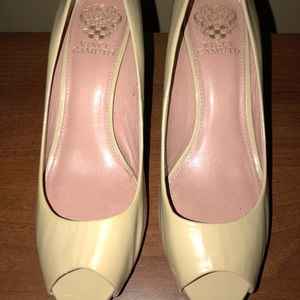 Vince Camuto peep toe pumps